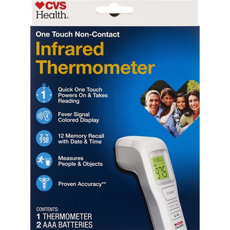 The battery cover is now closed. . Cvs health non touch thermometer instructions